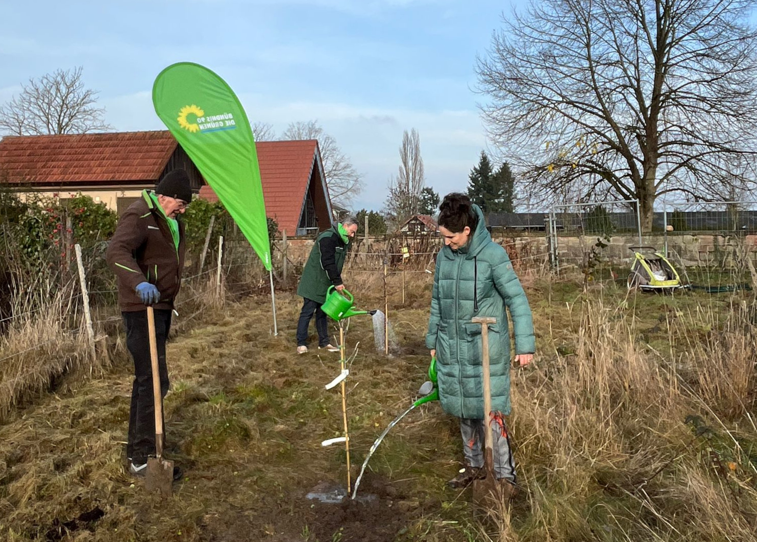 Martin, Christian und Charlotte
