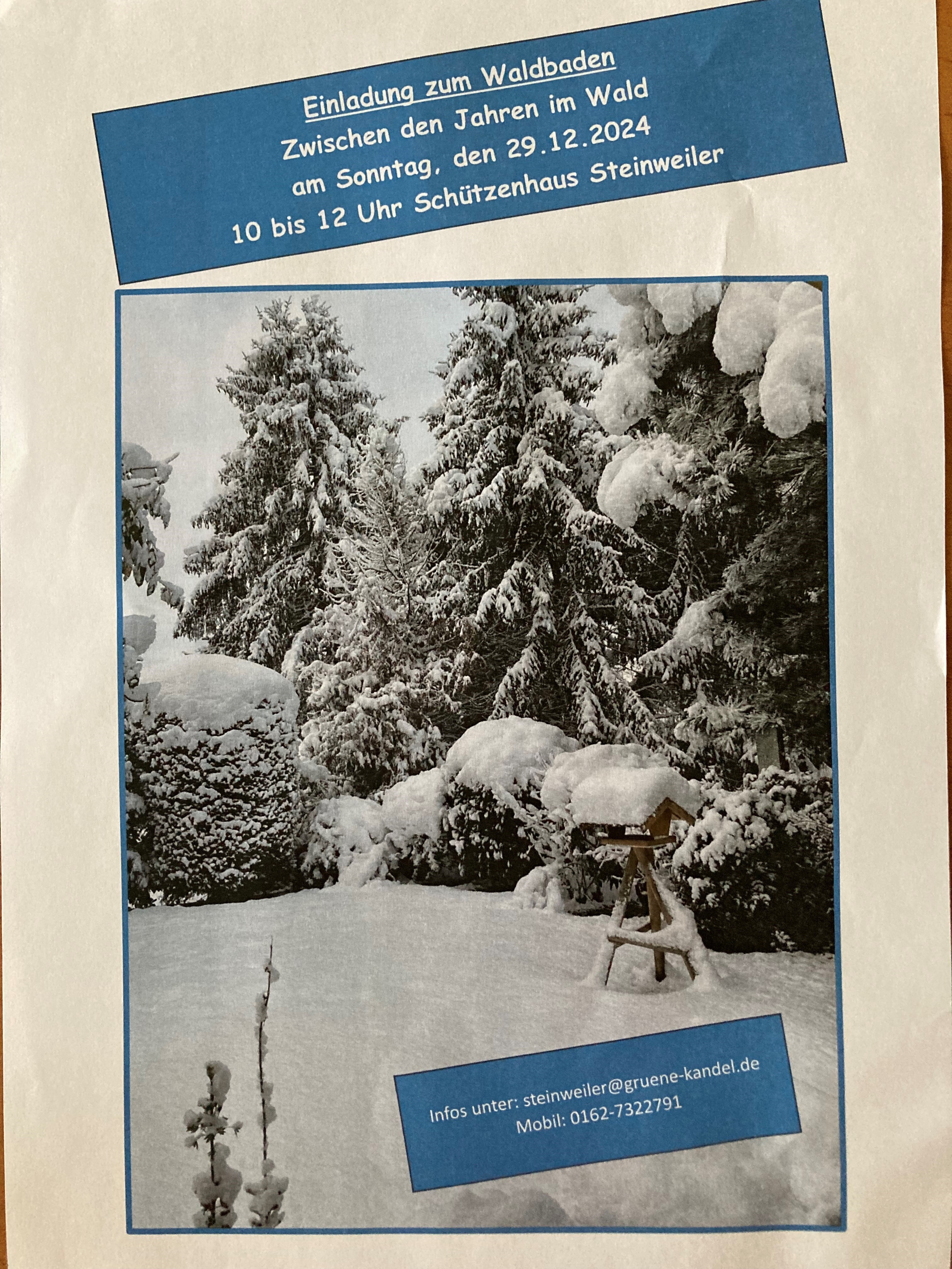 Waldbaden Poster