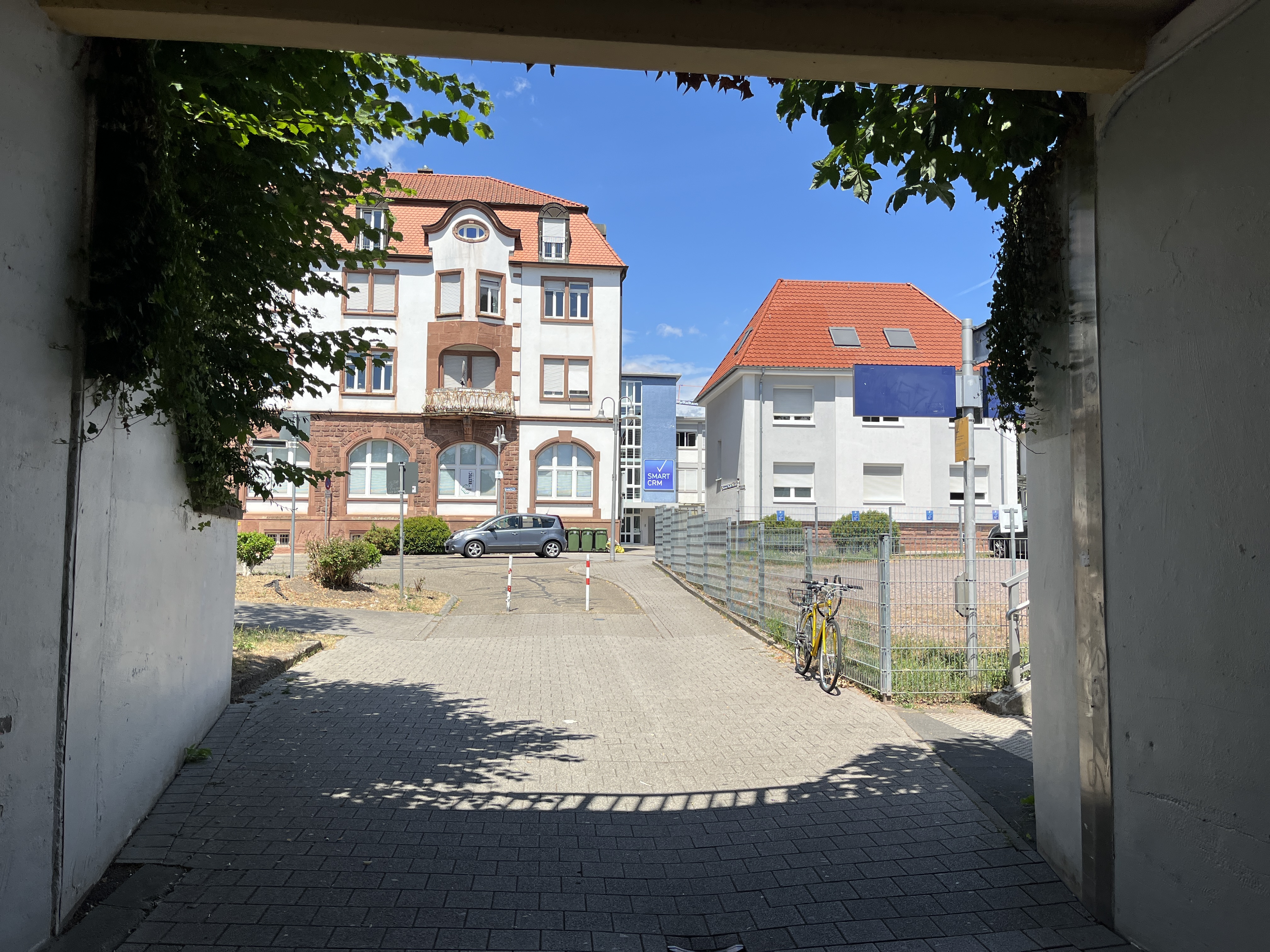Blick von Juststraße